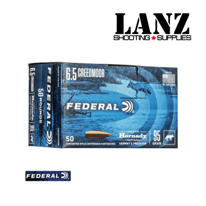 Federal Varmint Predator 6 5 Creedmoor 95gr Hornady V Max Box Of 20