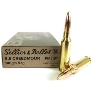 Sellier & Bellot 6.5 Creedmoor FMJ  BT 140g Box of 20