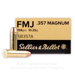 Sellier & Belllot .357 Magnum 158 Grains FMJ