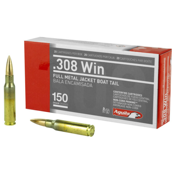 Aguila 308 WIN 150gr FMJ BT Box of 20