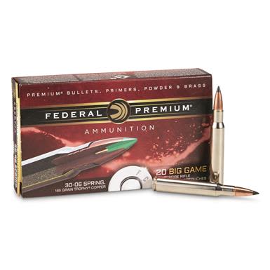 Federal Premium 30-06 Springfield Edge TLR 20 per box - Lanz Shooting ...