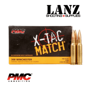 PMC X-TAC Match  .308 Win., 168gr, OTM, Box of 20