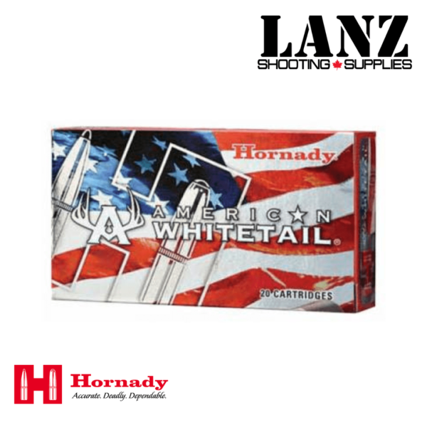 HORNADY American Whitetail® 308 WINCHESTER 165 Grain InterLock® SP(Soft Point) BOX OF 20