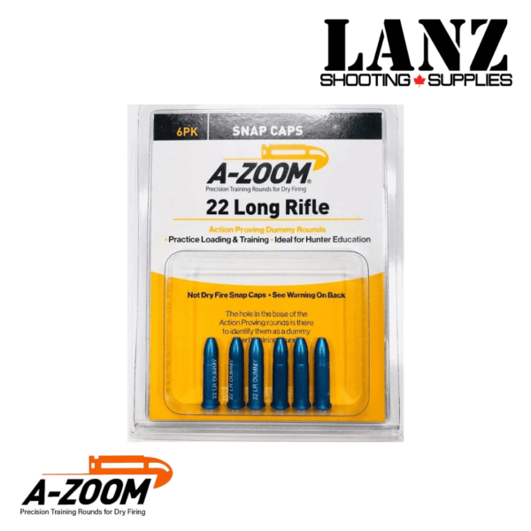 Zoom .22 Long Rifle Snap Caps 6pk