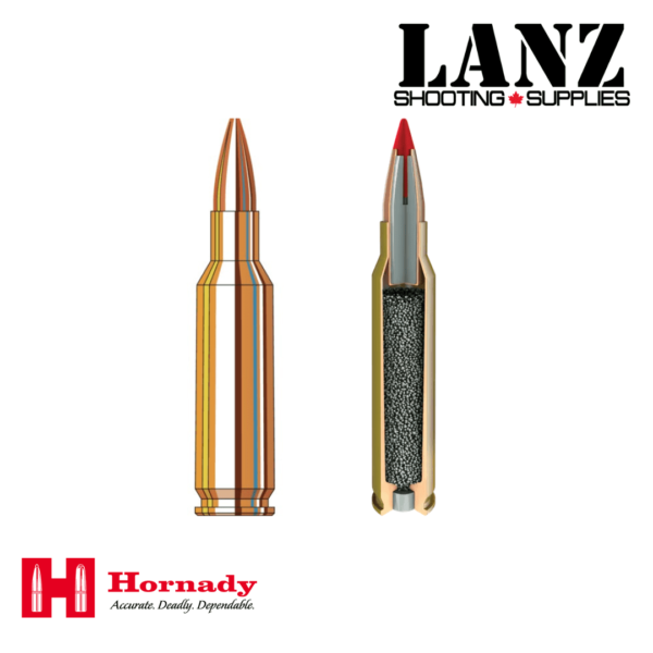 Hornady 224 Valkyrie 75 Grain BTHP(Boat-tail Hollow Points) Hornady BLACK®, BOX OF 20