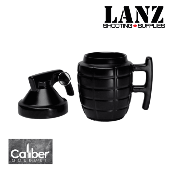 Caliber Gourmet Grenade Mug with Lid