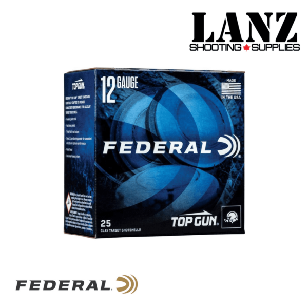 Federal® Top Gun® 12 Gauge 1oz 2 3/4 inch #7.5 Shot Size, Box of 25