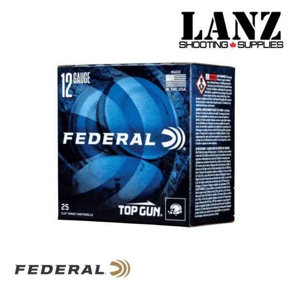 Federal® Top Gun® 12 Gauge 1oz 2 3/4 inch #8 Shot Size, Box of 25