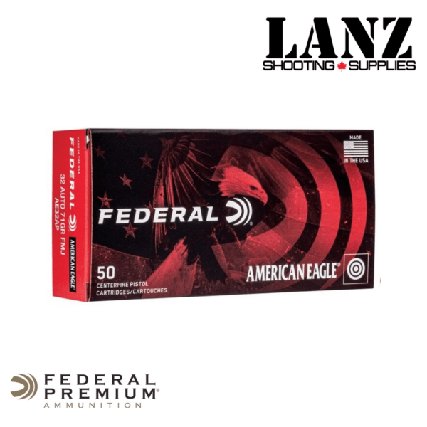 Federal American Eagle® Handgun 32 Auto 71 Grain, Box of 50