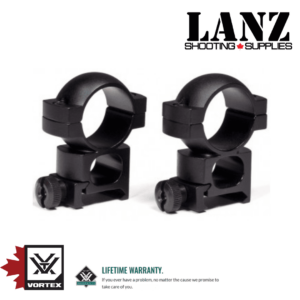 Vortex Pro Series 30mm Rifle Scope Rings, Black