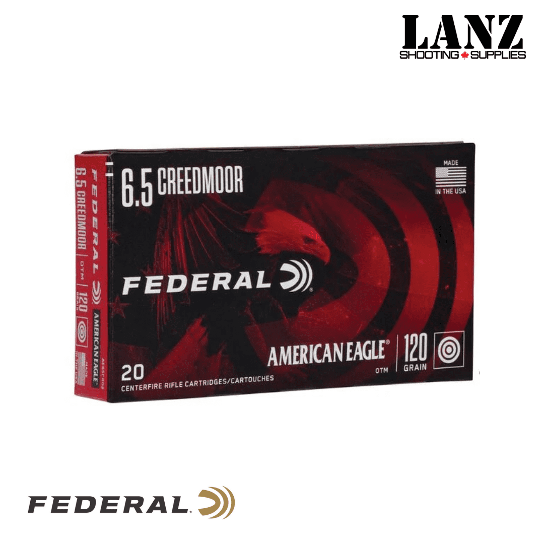 Federal American Eagle® Rifle 6.5 Creedmoor, 120 Grain, Open Tip Match, Box of 20