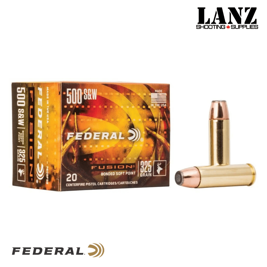 Federal Fusion® Handgun, 500 S&W, 325 Grain, FSP(Fusion Soft Point), Box of 20 - Image 2