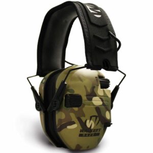 Walker's Razor Slim Electronic Muff Hearing Protection Multi-Cam Green