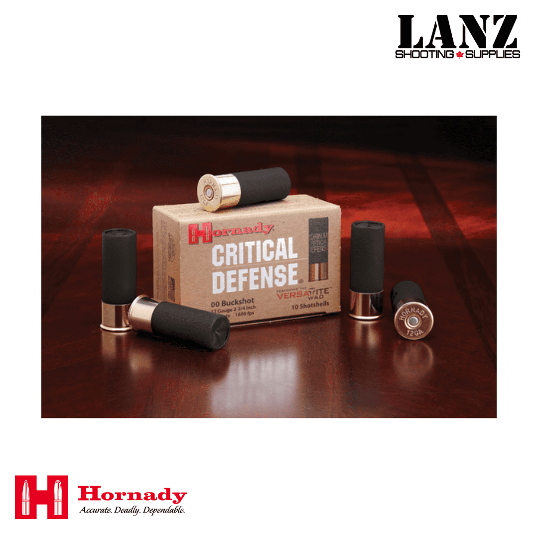 Hornady Critical Defense® 12 Gauge 00 Buckshot, Box of 10 - Image 4