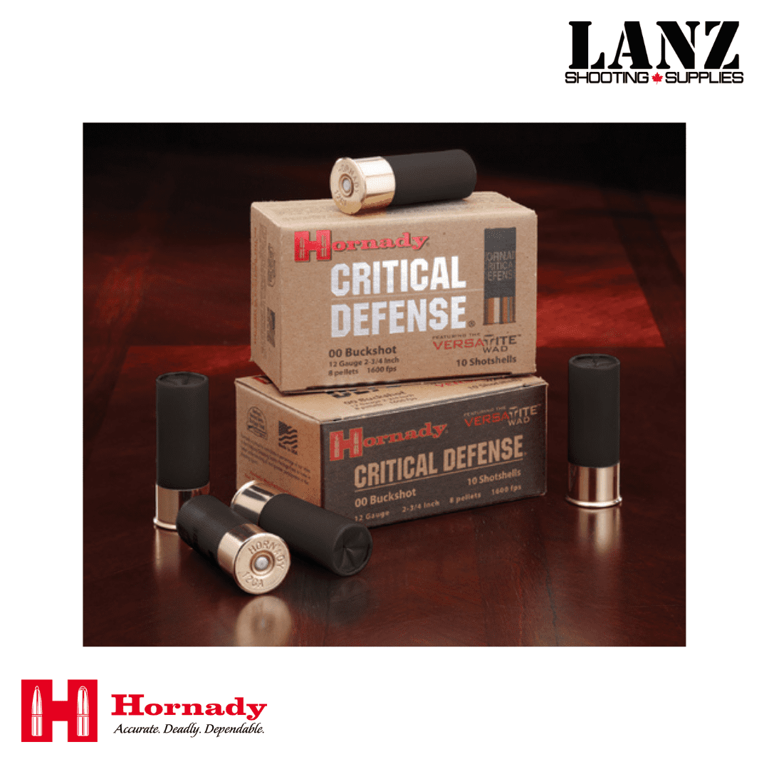 Hornady Critical Defense® 12 Gauge 00 Buckshot, Box of 10 - Image 3