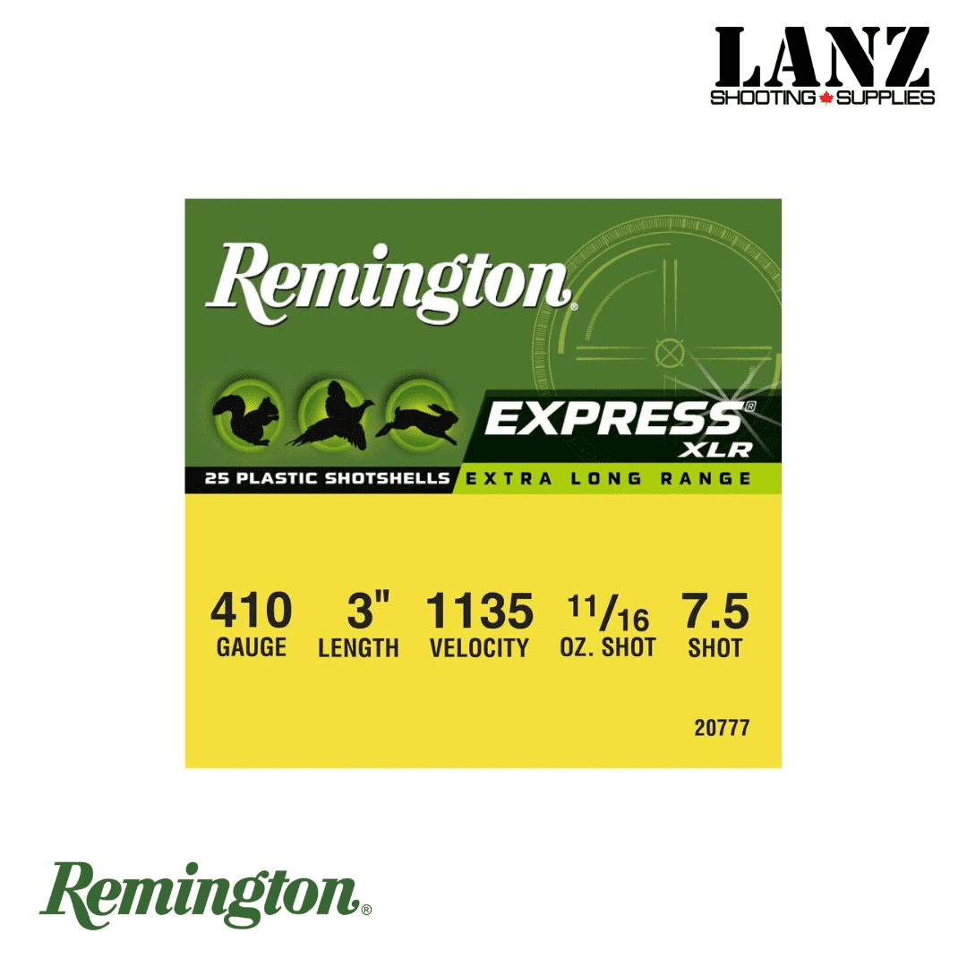 Remington Express® XLR Extra Long Range, 410 Bore, 7.5 Shot, 3 in, 11/16 oz, Lead, 1135 fps, Box of 25 - Image 3