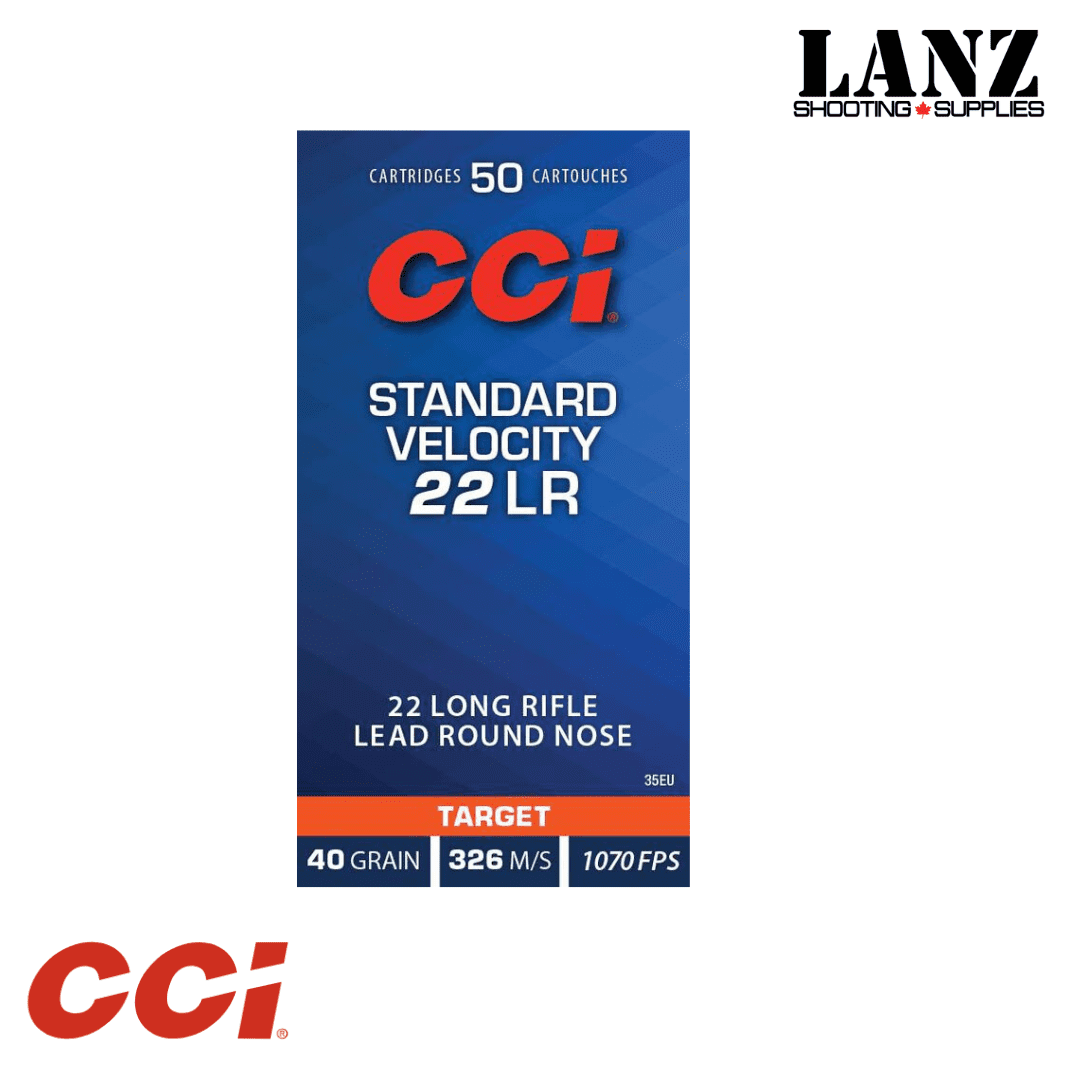 CCI Standard Velocity, .22 LR(Long Rifle), 40 Grain, Lead Round Nose, Box of 50 - Image 5
