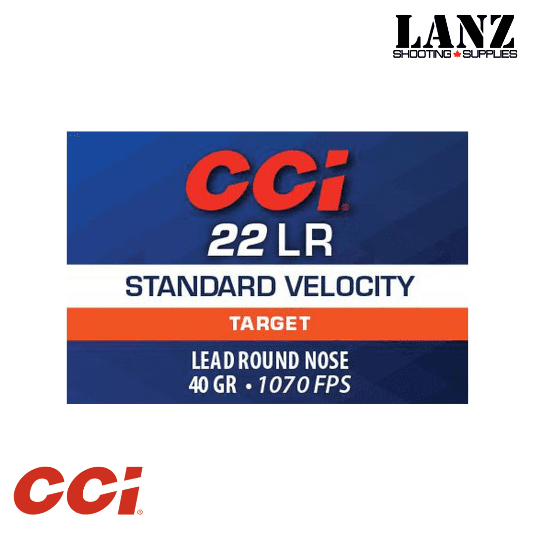 CCI Standard Velocity, .22 LR(Long Rifle), 40 Grain, Lead Round Nose, Box of 50 - Image 6