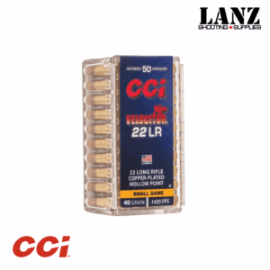 CCI Velocitor® HP, 22LR, 40 Grain, Copper Plated HP(Hollow Point), Box of 50