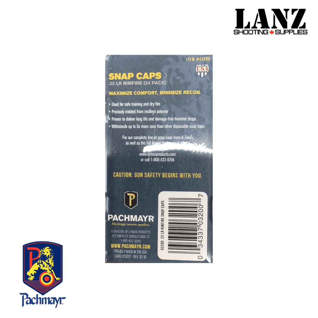 Lyman Pachmayr Polymer Rimfire Snap Caps, 22LR, 24 pk - Image 2