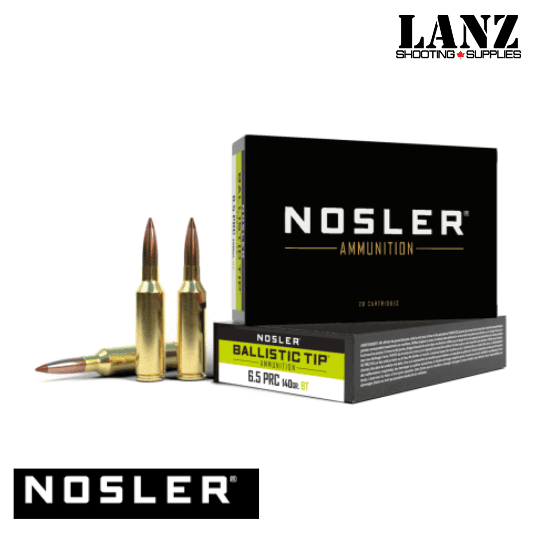 Nosler® BTA 6.5 PRC Precision Rifle Cartridge) 140gr Ballistic Tip® Ammo (20ct), Box of 20