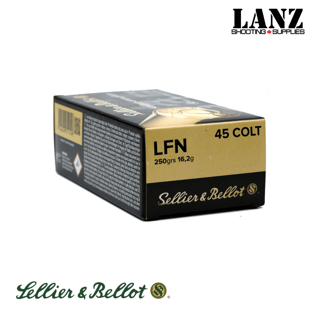 Sellier & Bellot 45 Colt 250gr LFN Cowboy Box of 50 - Image 2