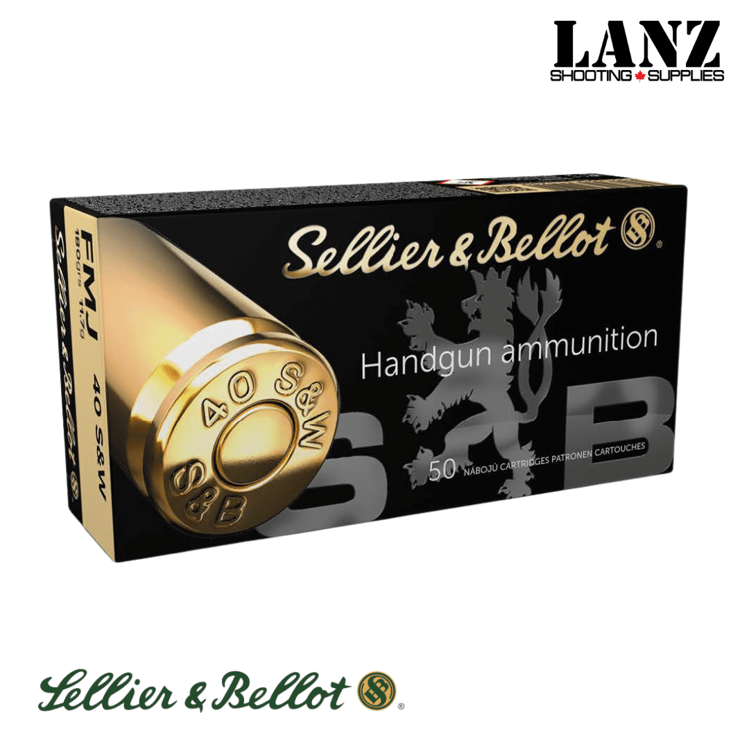Sellier & Bellot 40 S&W 180gr FMJ Box of 50