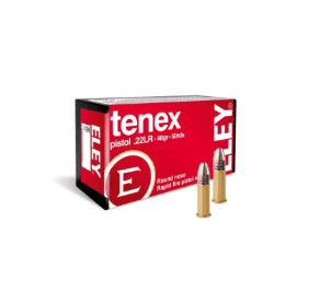 Eley 22LR Tenex Pistol RN 40g Box of 50