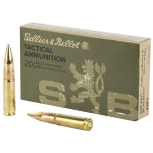 Sellier & Bellot Tactical Ammunition 300 AAC Blackout 147gr Box of 20
