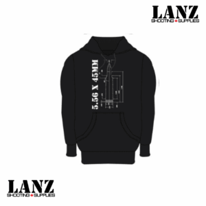 Lanz Shooting Supplies Black Hoodie 5.56