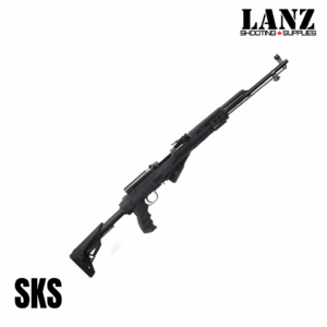 SKS Rifle with ATI Folding Stock – 7.62×39 | 20″ Barrel | Non-Restricted | Black (No Bayonet)
