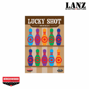 Birchwood Casey Dirty Bird Lucky Shot Bottles Target 12" x 18" – 6 Pack