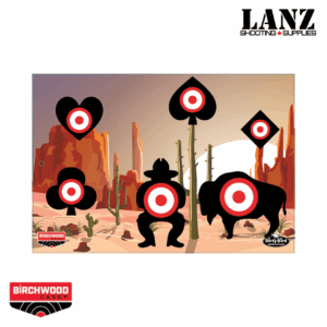 Birchwood Casey 12" X 18" Aces High Dirty Bird Target 6 pack