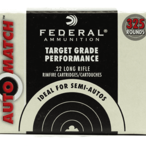 Federal AutoMatch Bulk Pack 22LR, 40gr, LRN, Box of 325