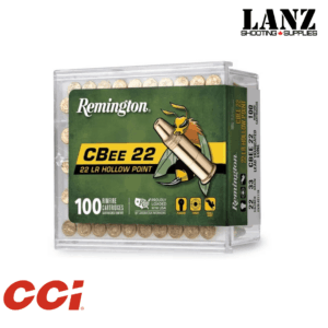 Remington C-BEE 22LR 33gr Plated TC HP 740 fps 100 Rd