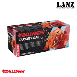 Challenger Target Load 12-Gauge 2-3/4" 1-1/8 oz #8 Shot Ammunition – 100-Round Pack