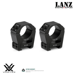 Vortex Sport 1-Inch High Riflescope Rings SPT1-H Pair