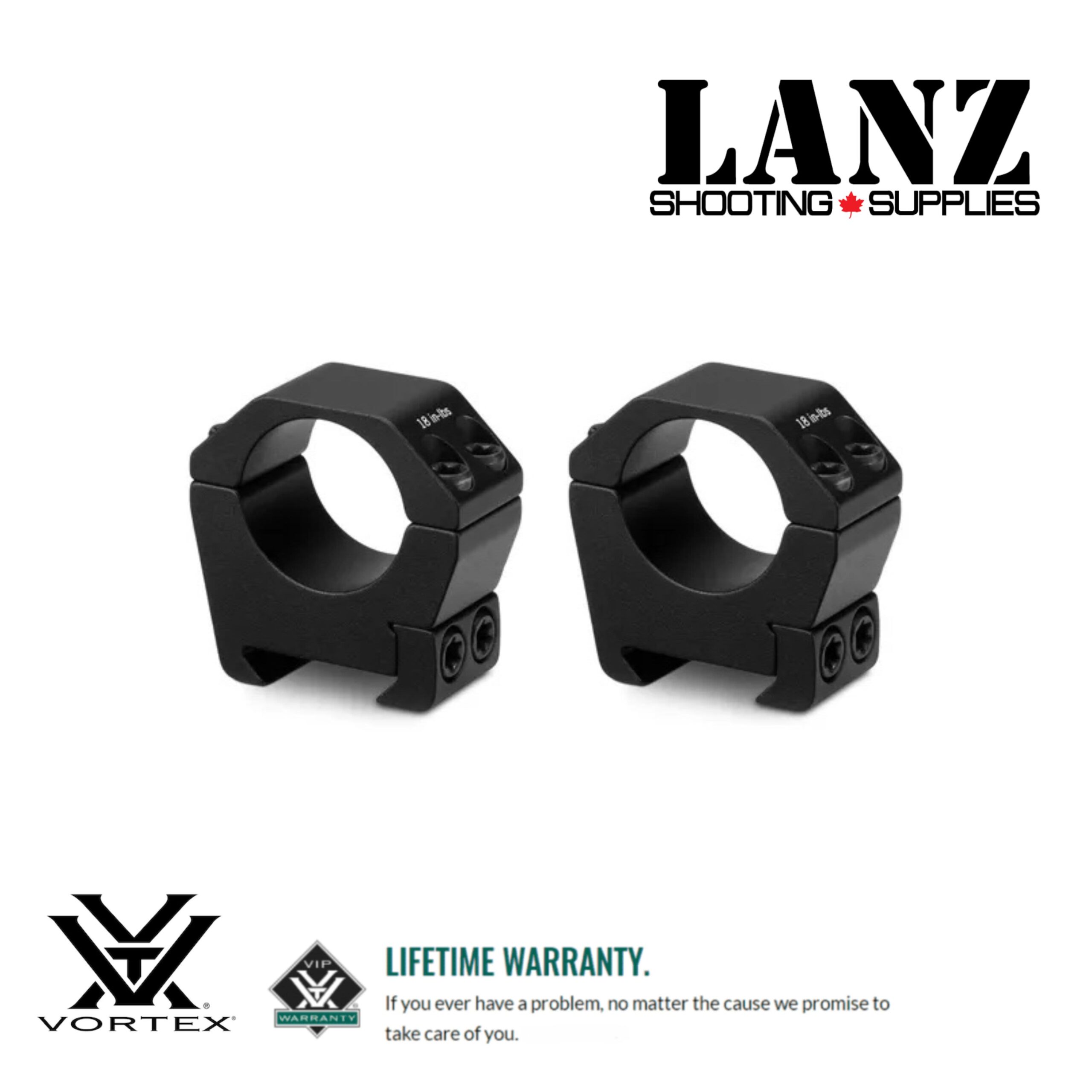 Vortex Sport 1-Inch Medium Riflescope Rings - Image 3