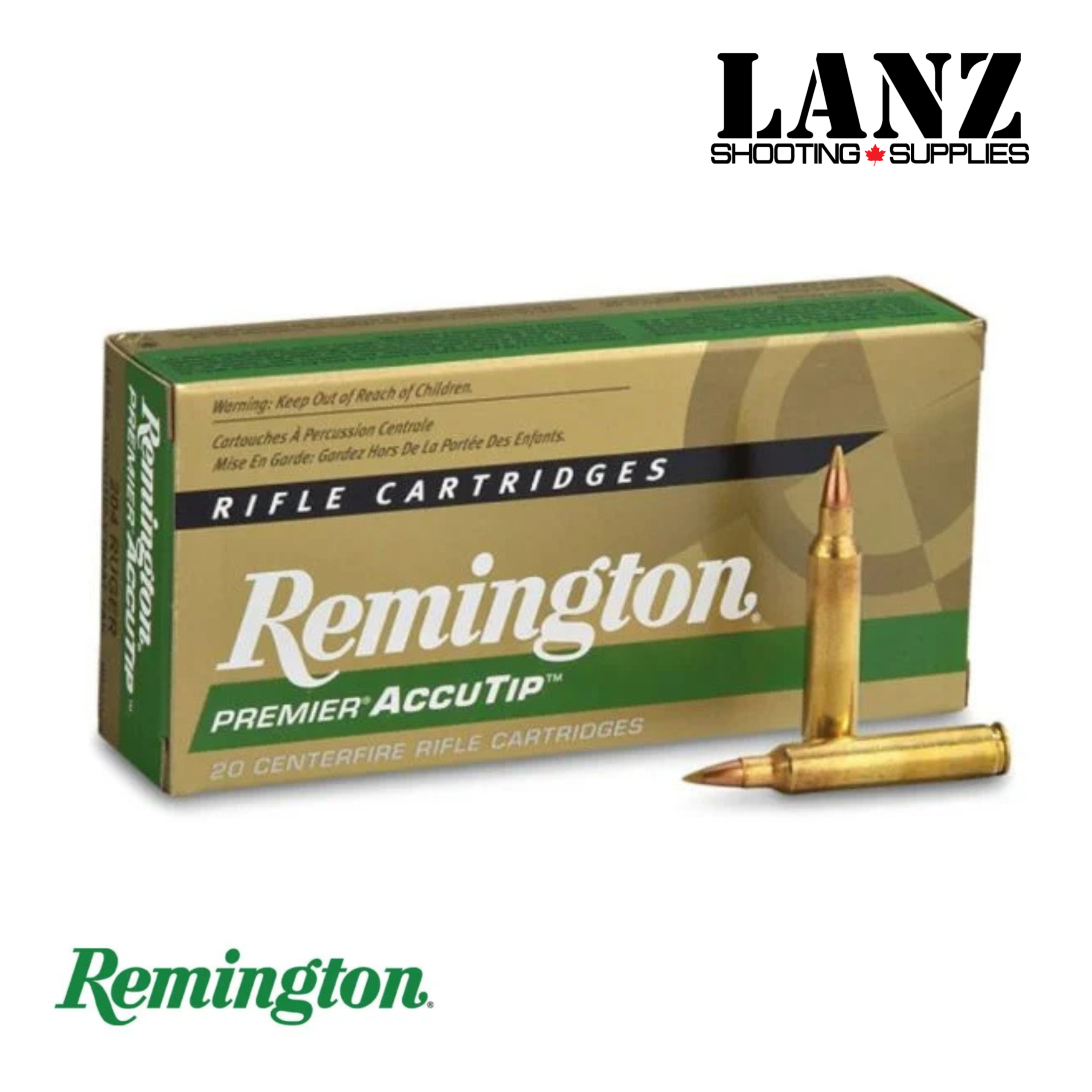 Remington Premier AccuTip-V 204 Ruger 40 Grain 20-Round Box