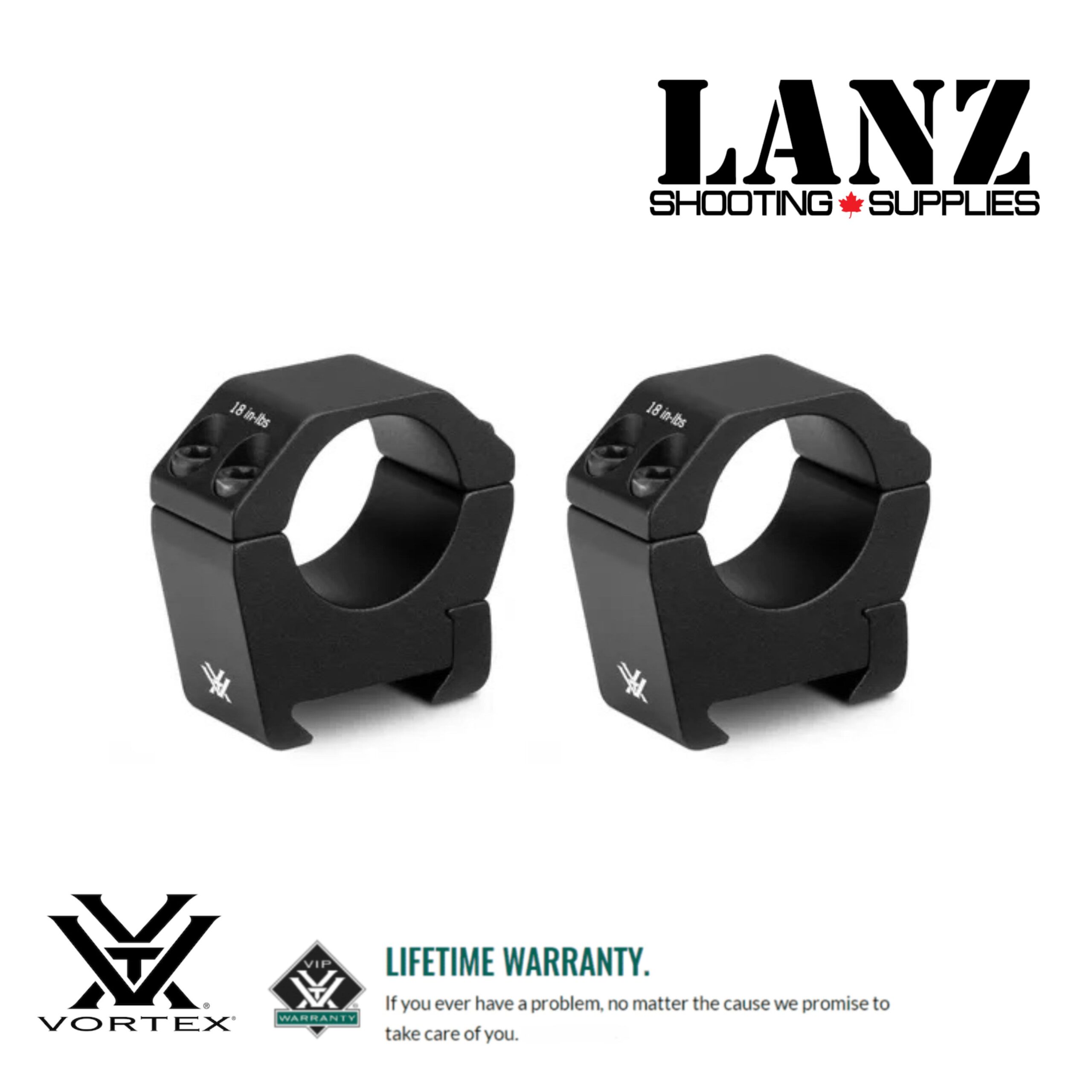 Vortex Sport 1-Inch Medium Riflescope Rings - Image 2