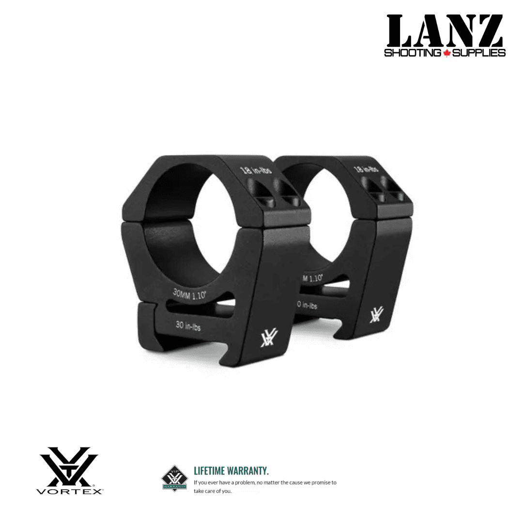 Vortex Sport Rings 30mm High 1.10-Inch Pair - Image 2