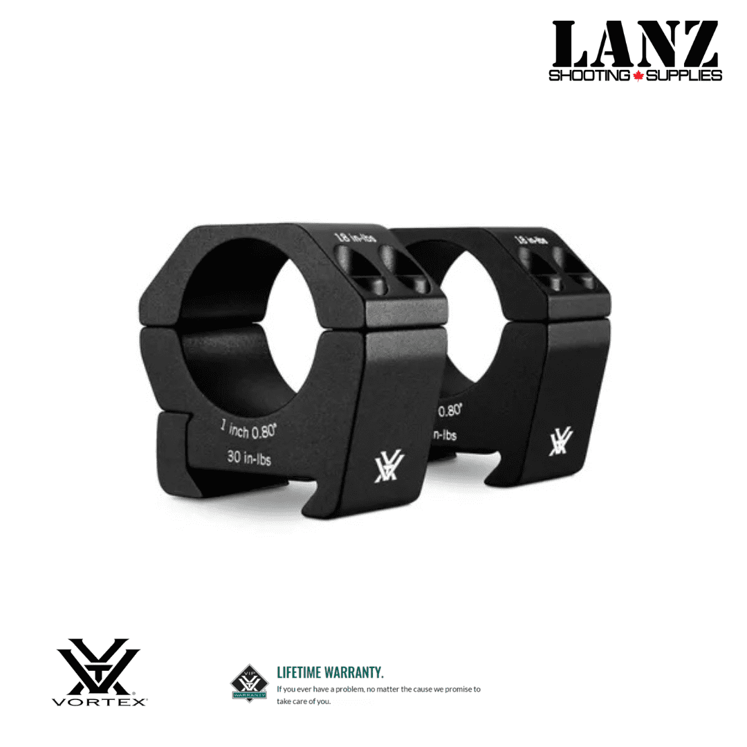 Vortex Sport Rings 1-Inch Low 0.80-Inch Pair - Image 2