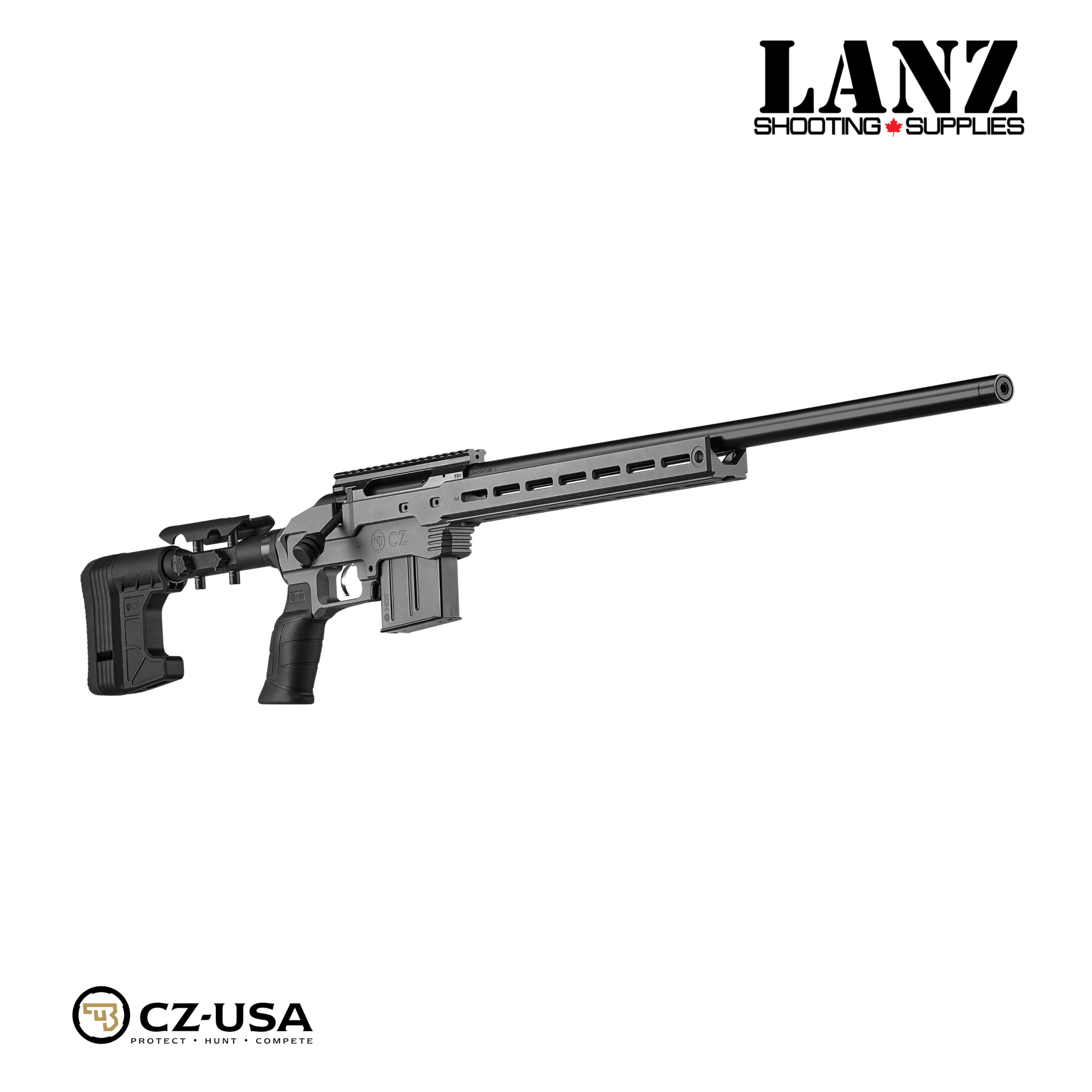 CZ 600 MDT Grey .308 Win 610mm Bolt Action Rifle - Image 3