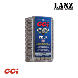 CCI Uppercut .22 LR 32-Grain Jacketed Hollow Point Ammunition Box of 50