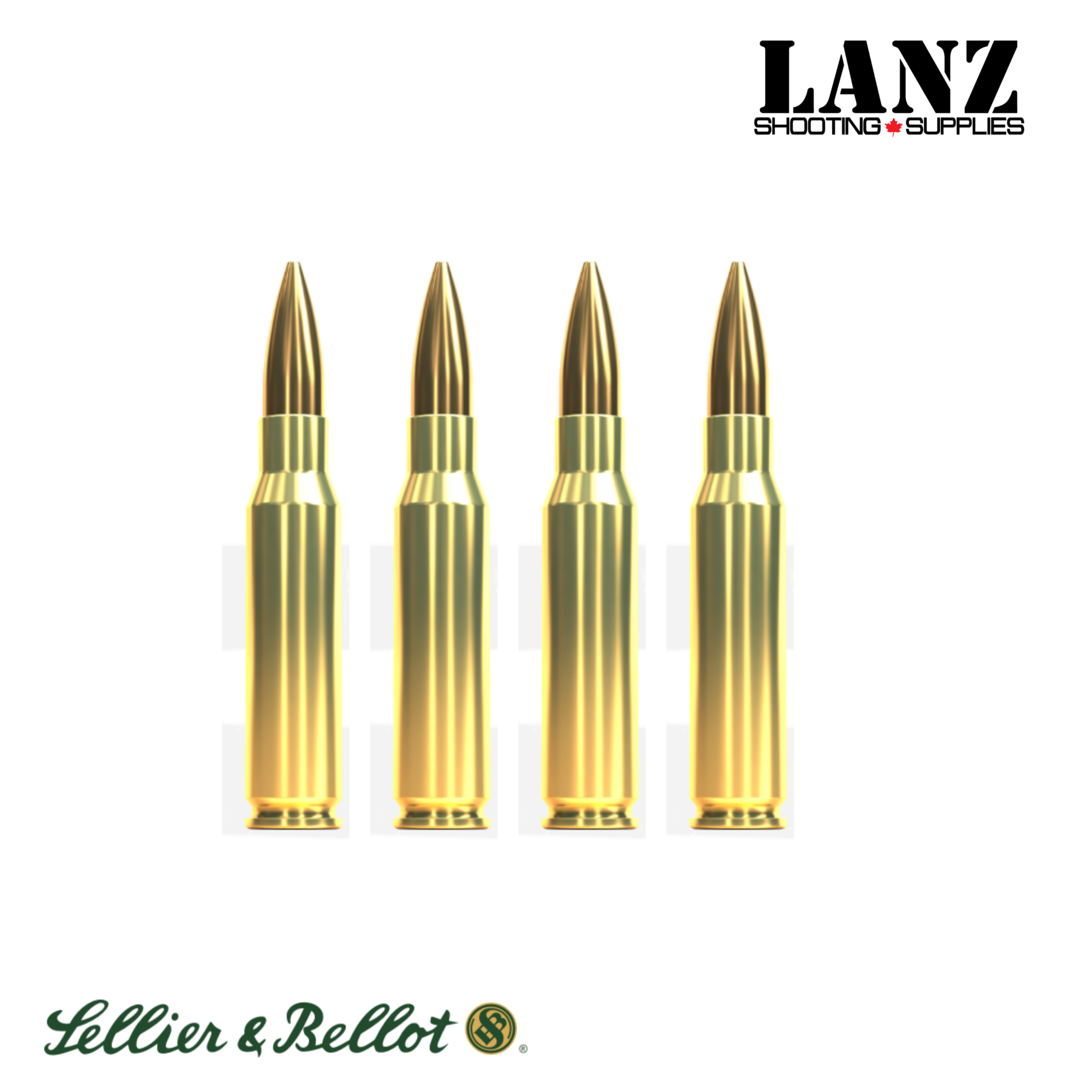 Sellier & Bellot Target Match 308 Win 168-Grain HPBT Ammunition Box of 20 - Image 2