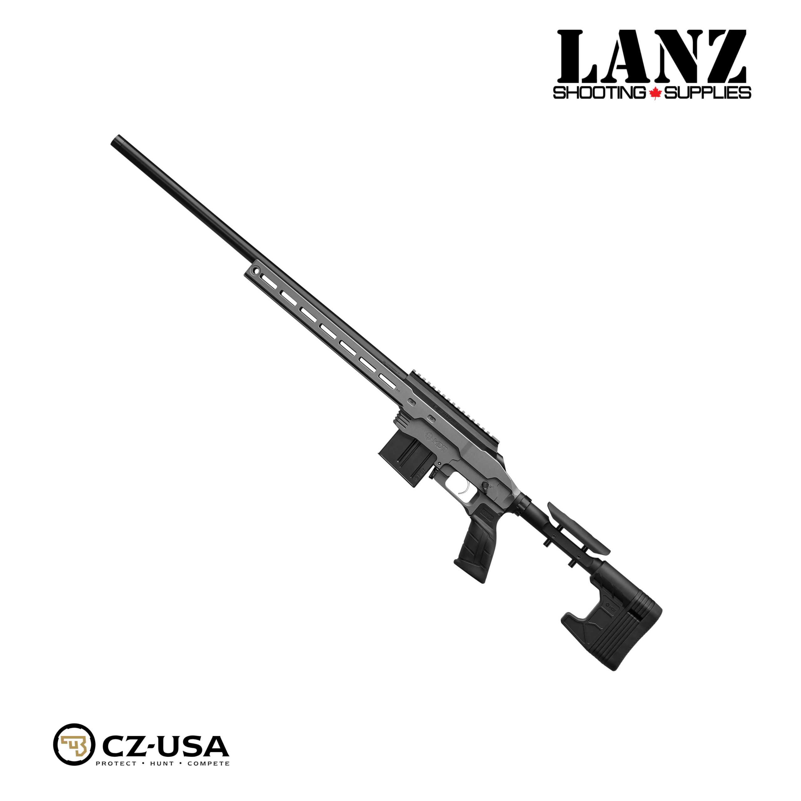 CZ 600 MDT Grey .308 Win 610mm Bolt Action Rifle - Image 2