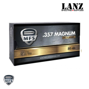 MFS 357 Magnum FMJ-FP 158gr Ammo 50-Round Box
