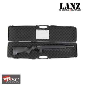 ISSC Scout SR Rimfire Rifle 22 LR with 20-inch barrel and black synthetic stock